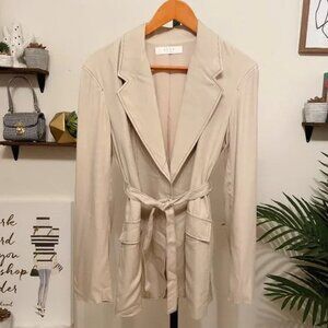 ASTR The Label Linen Jacket Sand
